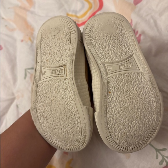Kids Zara Tan Sneakers Soft Fabric Slip-On - Picture 3 of 4